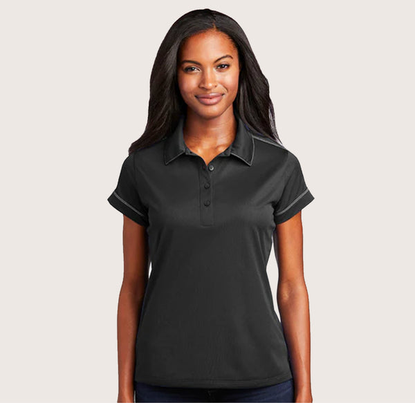Sport-Tek® Women's Contrast Stitch Micropique Sport-Wick® Polo