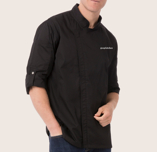 Goop Kitchen ACDC Black Hartford Chef Coat