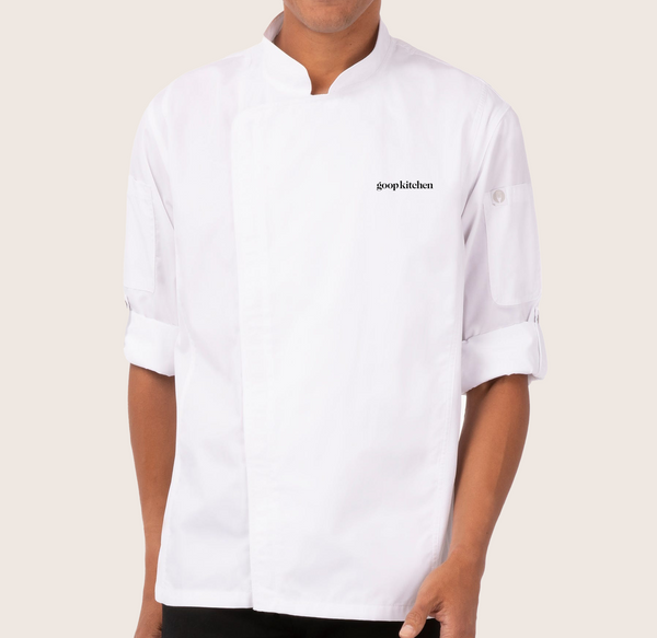 Goop Kitchen ACDC White Hartford Chef Coat