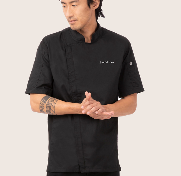 Goop Kitchen ACDC Black Springfield Chef Coat