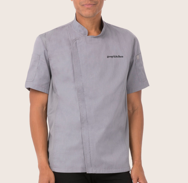 Goop Kitchen CDC Gray Springfield Chef Coat